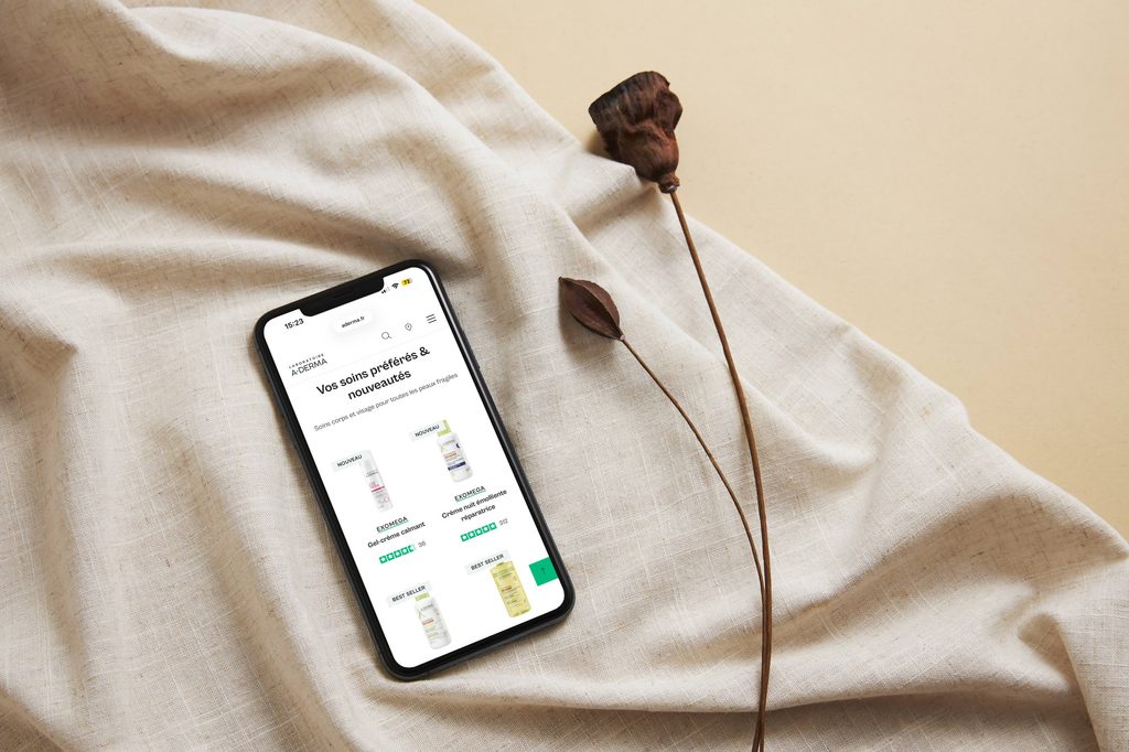 Application mobile Aderma - Laboratoires Pierre Fabre