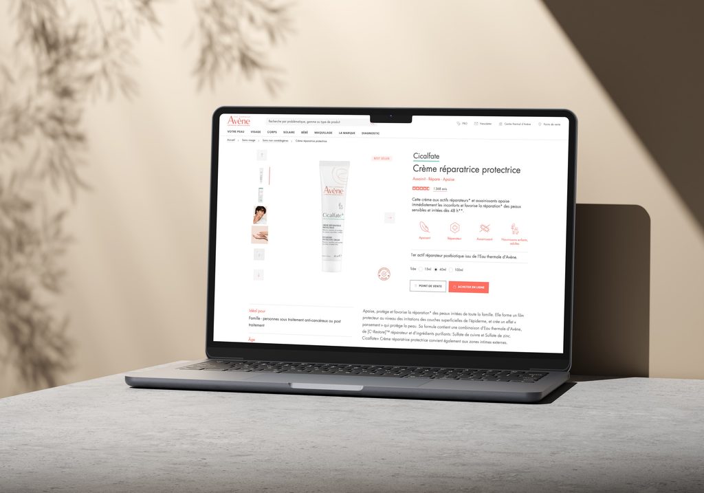 Site Internet Avène - Laboratoires Pierre Fabre